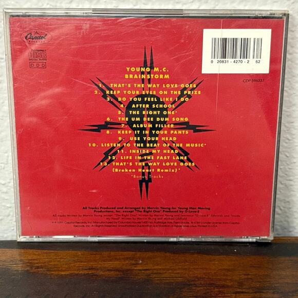 Young MC - Brainstorm CD - Capitol Records - Picture 4 of 4